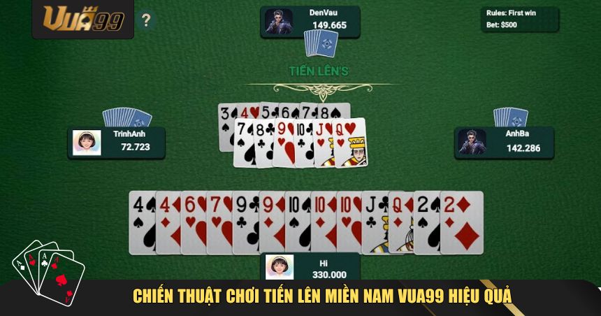 Tiến Lên Miền Nam VUA99 – Sân Chơi Kinh Điển Cho Cao Thủ Bài Việt 2 Chiến thuật chơi Tiến Lên Miền Nam VUA99 hiệu quả