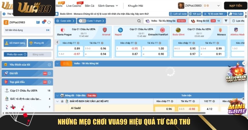 Những mẹo chơi VUA99 hiệu quả từ cao thủ
